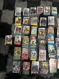 Bandai Digimon TCG Card Lot 300+ common,uncommon - Image 1