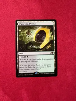 Wastewood Verge - Aetherdrift DFT Magic The Gathering MTG #268 Land - Image 1