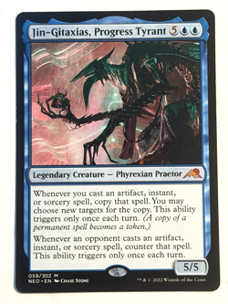Jin-Gitaxias, Progress Tyrant - Kamigawa: Neon Dynasty (NEO) - Image 1