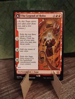 The Legend of Roku Regular TLA Mythic Rare NM / Pack Fresh - Image 1