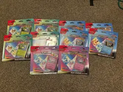 Pokemon Prismatic Tech Sticker Packs - LOT OF 10 - Plus bonus gift - Image 1