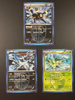 2013 Team Plasma Pokemon Card Lot - Umbreon, Leafeon, Absol - Image 1