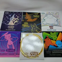 Pokemon TCG Player's Guides Lot of 7 Fusion Paldean Crown 151 Starts Fates - Image 1