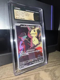 2025 POKEMON JPN MEGA DREAM ART RARE #205 TEAM ROCKET'S MIMIKYU CGC 10 PRISTINE - Image 1