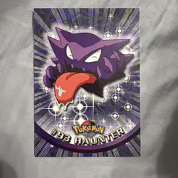 Topps Pokemon Haunter #93 2000 TV Animation Edition Blue Logo Non Holo - Image 2
