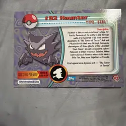 Topps Pokemon Haunter #93 2000 TV Animation Edition Blue Logo Non Holo - Image 4