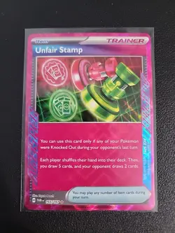 Unfair Stamp - SV06: Pokemon TCG: Twilight Masquerade (TWM) - Image 1