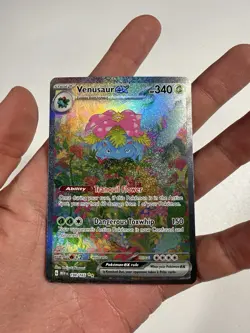 Venusaur ex 198/165 Scarlet & Violet 151 Secret Rare Holo Pokemon TCG NM - Image 1