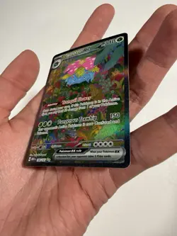 Venusaur ex 198/165 Scarlet & Violet 151 Secret Rare Holo Pokemon TCG NM - Image 3