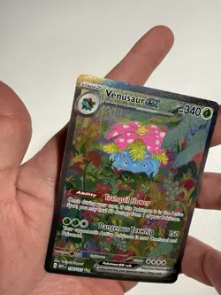 Venusaur ex 198/165 Scarlet & Violet 151 Secret Rare Holo Pokemon TCG NM - Image 5