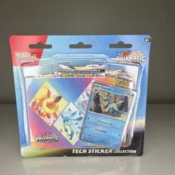 Pokemon Scarlet & Violet Prismatic Evolutions Tech Sticker Collection Glaceon - Image 1