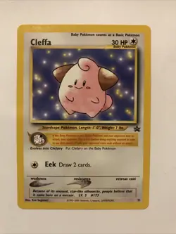 CLEFFA Pokemon Card - WOTC Promo - Black Star - #31 - NM - Image 1