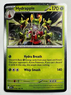 Hydrapple 018/182 – Destined Rivals Cosmos Holo Rare Grass 170HP Pokemon TCG - Image 1