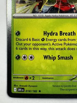 Hydrapple 018/182 – Destined Rivals Cosmos Holo Rare Grass 170HP Pokemon TCG - Image 5