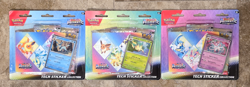 Pokemon TCG Prismatic Evolutions Tech Sticker Collection Set Lot Of 3 Sealed New - Image 1