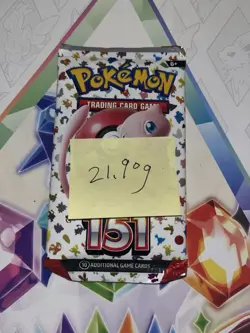 Very Heavy! 21.90 Gram Pokemon 151 Booster Pack Weighed Sealed - Image 2