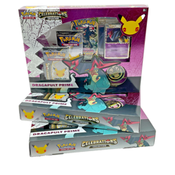 Lot of (3) Pokemon TCG Celebrations Dragapult Prime Collection Box Sealed 25th - Image 1