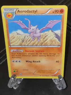 Pokemon 2012 Light Play Aerodactyl Dark Explorers Rare 53/108 Card - Image 1