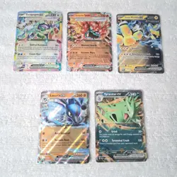 Pokemon Prismatic Evolutions Double Rare ex Lot of 5 - Image 1