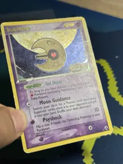 Lunatone 20/92 Ex Legend Maker Reverse Holo Rare Stamped Pokemon Card SWIRL HP - Image 4