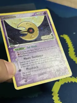 Lunatone 20/92 Ex Legend Maker Reverse Holo Rare Stamped Pokemon Card SWIRL HP - Image 5