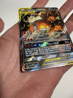 Reshiram & Charizard GX SM201 Black Star Promo Tag Team Pokemon Card NM Mint - Image 2