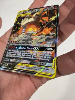 Reshiram & Charizard GX SM201 Black Star Promo Tag Team Pokemon Card NM Mint - Image 3