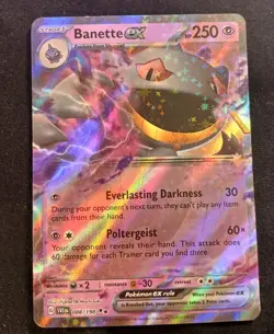 Pokemon TCG Banette EX Scarlet & Violet Holo Double Rare Card 088/198 Near Mint - Image 1