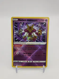 Pokemon Silver Tempest Radiant Alakazam 59/195 - Image 1