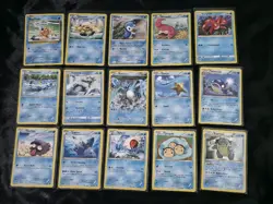 Pokemon 186 Card Lot No Duplicates LP-NM Non Holo Monster Collection - Image 1