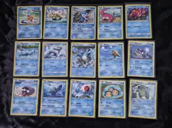 Pokemon 186 Card Lot No Duplicates LP-NM Non Holo Monster Collection - Image 2