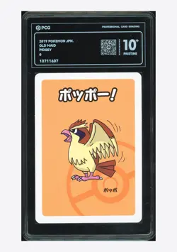 Pokemon PCG 10 PRISTINE Pidgey 2019 Old Maid Japanese - Image 1