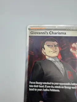 Pokemon TCG Giovanni's Charisma 197/165 Scarlet & Violet 151 Ultra Rare Holo - Image 2
