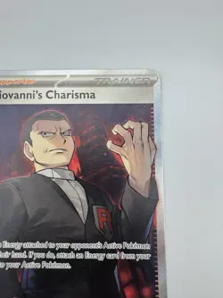 Pokemon TCG Giovanni's Charisma 197/165 Scarlet & Violet 151 Ultra Rare Holo - Image 3