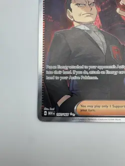 Pokemon TCG Giovanni's Charisma 197/165 Scarlet & Violet 151 Ultra Rare Holo - Image 4