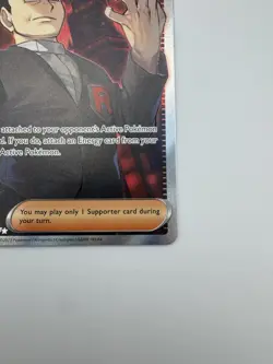 Pokemon TCG Giovanni's Charisma 197/165 Scarlet & Violet 151 Ultra Rare Holo - Image 5