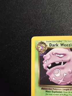 Pokemon Dark Weezing 31/82 Team Rocket Rare Non Holo NM - Image 2