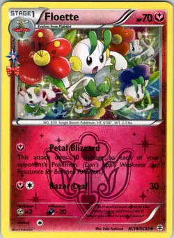 Floette RC18/RC32 Generations: Radiant Collection Pokemon NM Holo - Image 1