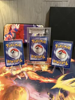2000 Pokemon 1st Edition Dark Charizard #21 BGS 8.5 & Evolutions Team Rocket - Image 2