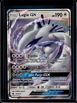 Pokemon SM - Lost Thunder Lugia GX 159/214 - Image 1