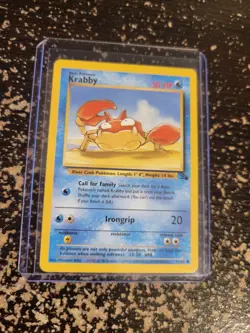 Pokemon TCG Krabby Fossil 51/62 Regular Unlimited Common - Image 4