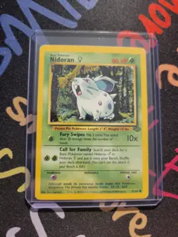 Pokemon TCG Nidoran Jungle 57/64 Regular Unlimited Common - Image 3