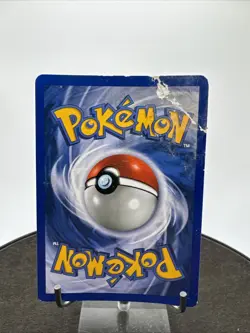 Pokemon TCG Wigglytuff 19/130 Base Set 2 Holo Rare Vintage WOTC SWIRL DMG - Image 4