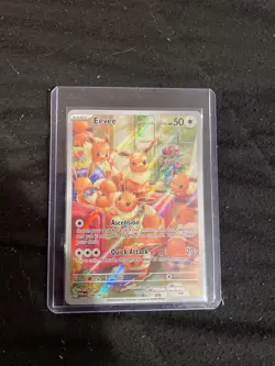 Eevee 188/167 Pokemon Twilight Masquerade Illustration Rare Near Mint (NM) 2024 - Image 1