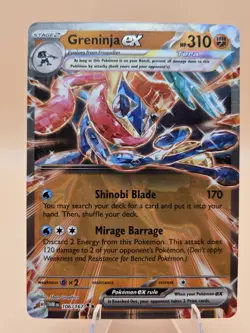 Greninja ex 106/167 - Twilight Masquerade - Pokemon TCG - Double Rare - Image 1