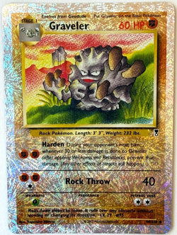 Pokemon TCG Graveler 44/110 Reverse Holo 2002 Legendary Collection LP - Image 1