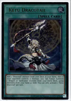 Yu-Gi-Oh! Ketu Dracotail Ultimate Rare OP29-EN003 - Image 1