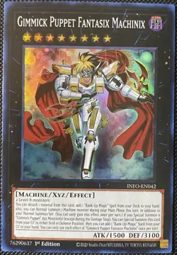Gimmick Puppet Fantasix Machinix INFO-EN042 The Infinite Forbidden 1st..Yugioh - Image 1