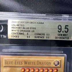 Blue-Eyes White Dragon SDK-001 Starter Deck: Kaiba Unlimited BGS 9.5 - Image 2
