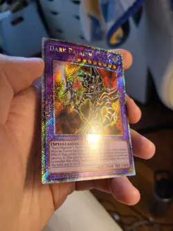 Yugioh Dark Paladin RA03-EN126 1st Platinum Secret Rare - Image 2